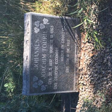 FOURIE Johannes Joachim 1892-1963