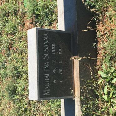 KLERK Magdalena Susanna, de 1922-1963