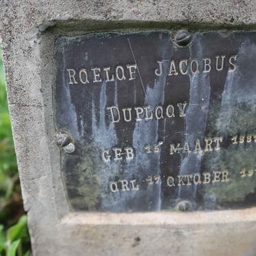 PLOOY Roelof Jacobus, du 1887-191?