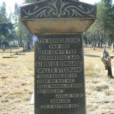 STEGMANN Albertus Bernardus Willer -1932