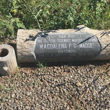 WEPENER Magdalena F.C. nee HATTINGH 1917-2001