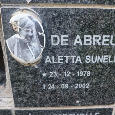 ABREU Aletta Sunell, de 1978-2002