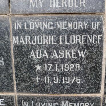 ASKEW Marjorie Florence Ada 1928-1976