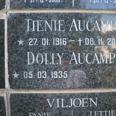 AUCAMP Tienie 1916-2000 &amp; Dolly 1935-