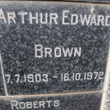 BROWN Arthur Edward 1903-1972