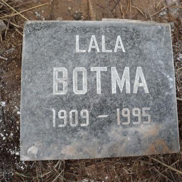 BOTMA Lala 1909-1995