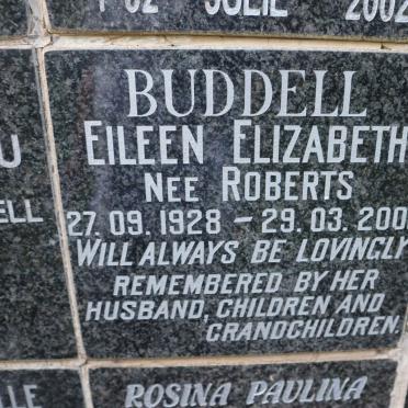 BUDDELL Eileen Elizabeth nee ROBERTS 1928-2002