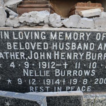 BURROWS John Henry 1912-1979 &amp; Nellie 1914-2001