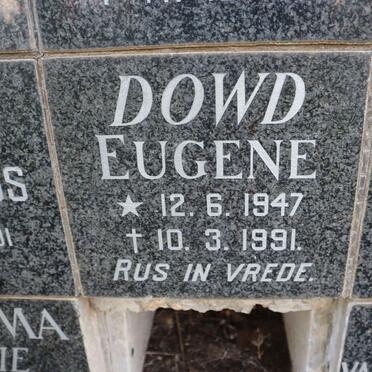 DOWD Eugene 1947-1991