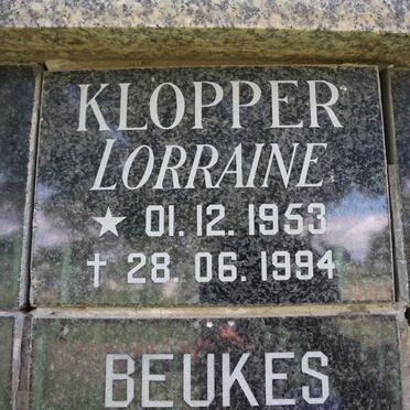 KLOPPER Lorraine 1953-1994