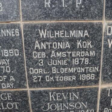 KOK Wilhelmina Antonia 1878-1966