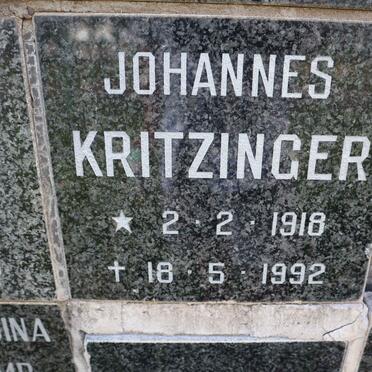 KRITZINGER Johannes 1918-1992