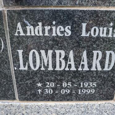 LOMBAARD Andries Louis 1935-1999