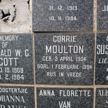 MOULTON Corrie 1904-1984