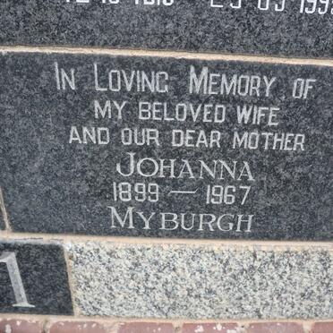 MYBURGH Johanna 1899-1967