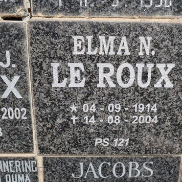 ROUX Elma N., le 1914-2004