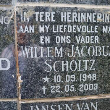 SCHOLTZ Willem Jacobus 1948-2003