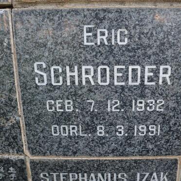 SCHROEDER Eric 1932-1991