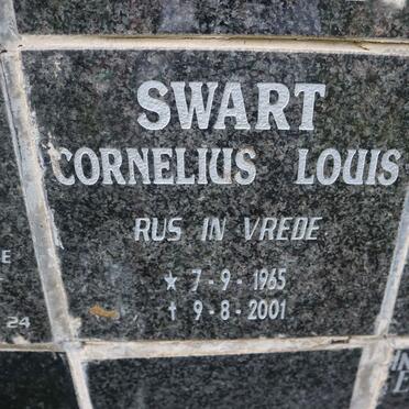 SWART Cornelius Louis 1965-2001