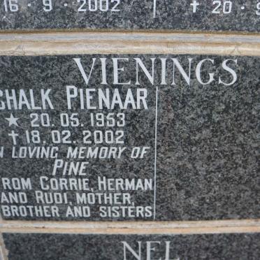 VIENINGS Schalk Pienaar 1953-2002
