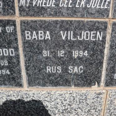 VILJOEN, Baba -1994