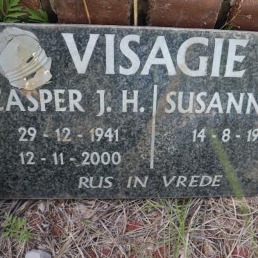 VISAGIE Casper J.H. 1941-2000 &amp; Susanna E. 1935-