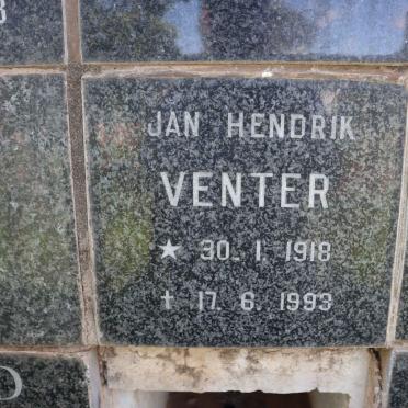 VENTER Jan Hendrik 1918-1993