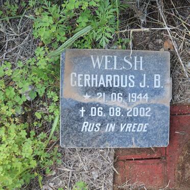 WELSH Gerhardus J.B. 1944-2002