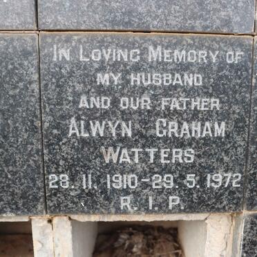 WATTERS Alwyn Graham 1910-1972