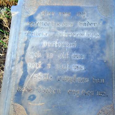 PRETORIUS Willem Sterrenberg 1883-1918