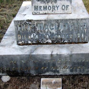 MACLATCHIE Thos. -1901