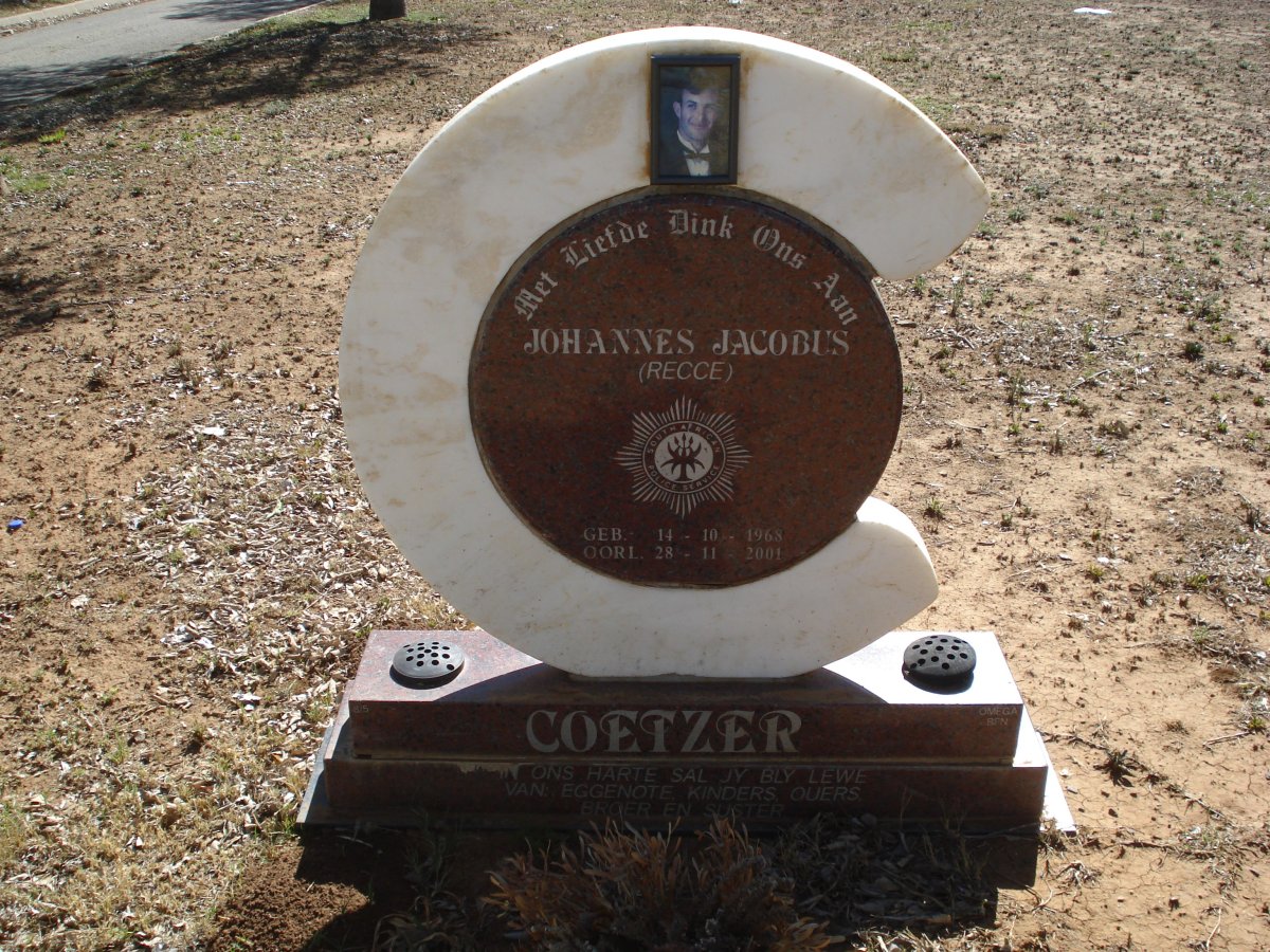 COETZER Johannes Jacobus 1968-2001