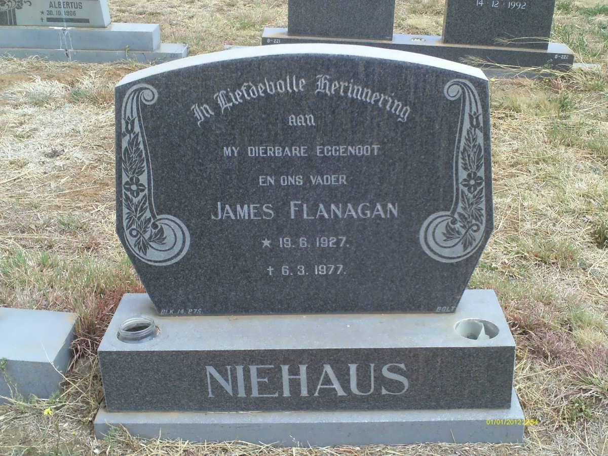 NIEHAUS James Flanagan 1927-1977