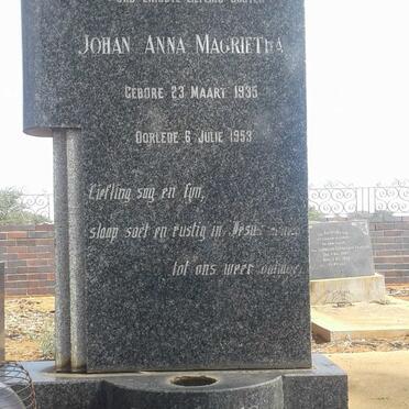 ERASMUS Johan Anna Magrietha 1935-1953