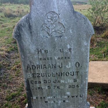 BEZUIDENHOUT Adriaan J.J.O. 1851-1934