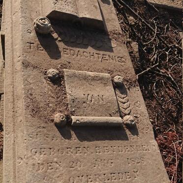 BRUWER Susara C.E. nee HEYDENREICH 1828-1885 _1