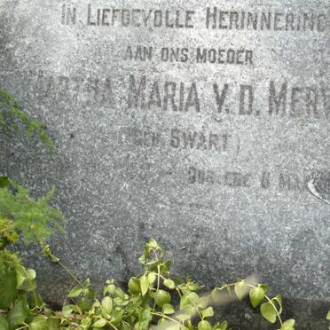 MERWE Martha Maria, v.d. nee SWART 1865-1938