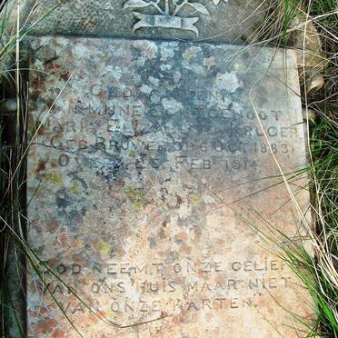 KRUGER Maria Elizabeth nee BRUWER 1883-1914