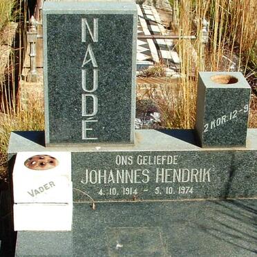 NAUDE Johannes Hendrik 1914-1974