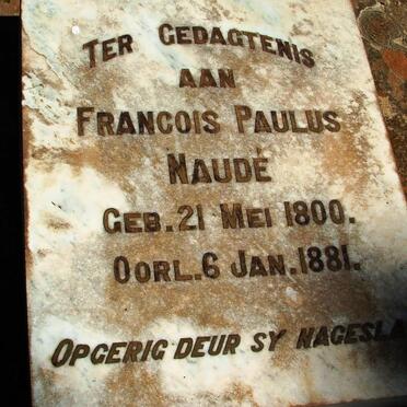 NAUDé Francois Paulus 1800-1881