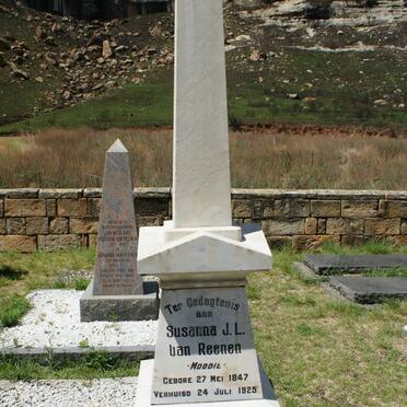 REENEN Susanna J.L., van nee MOODIE 1847-1925