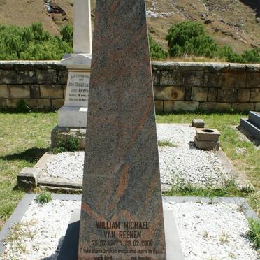 REENEN William Michael, van 1947-2008