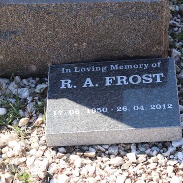 FROST R.A. 1950-2012