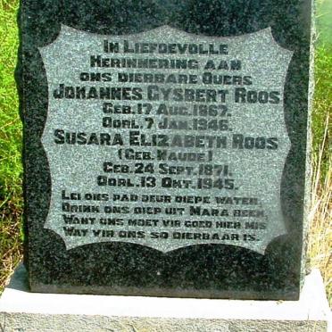 Free State, BETHLEHEM district, Uitvlucht, farm cemetery