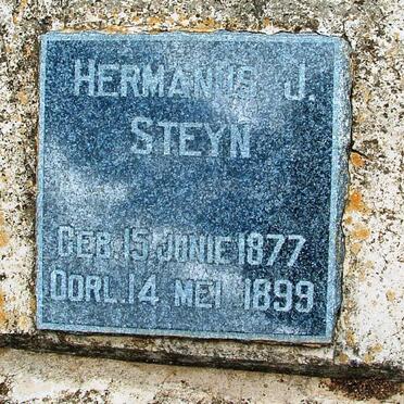STEYN Hermanus J. 1877-1899