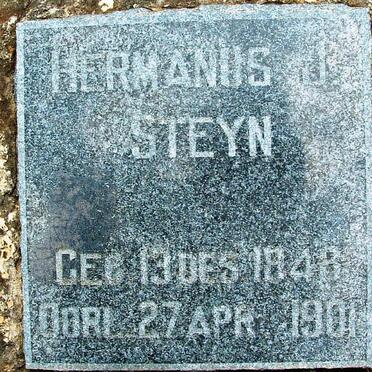 STEYN Hermanus J. 1848-1901
