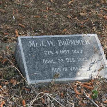 BRUMMER M.J.W. 1863-1929