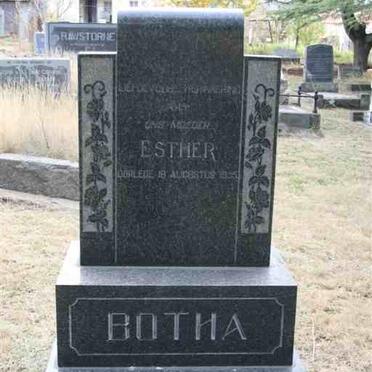 BOTHA Esther -1955