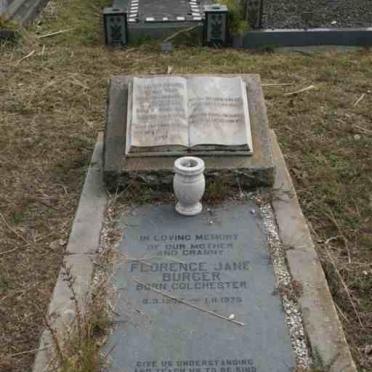 BURGER Louw 1896-1946 &amp; Florence Jane COLCHESTER 1902-1975