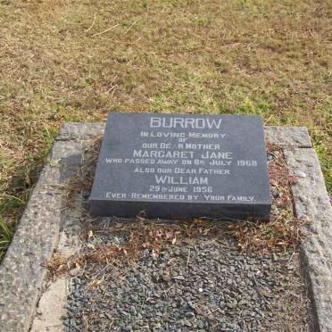 BURROW William -1956 &amp; Margaret Jane -1968